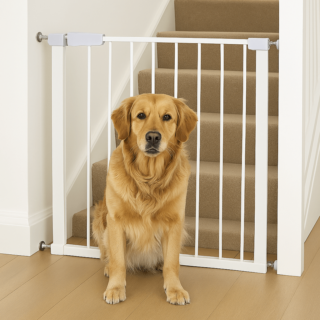FYLO Baby Safety Stair Gate Pressure Fit Extra Wide - White-3