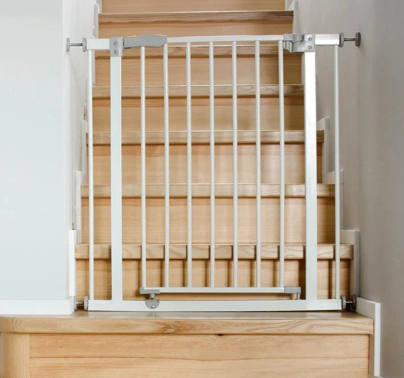 FYLO Baby Safety Stair Gate Pressure Fit Extra Wide - White-8